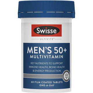 Swisse Mens, Womens Multivitamin 50+ 90 Tablets วิตามินรวมสำหรับผู้ชาย ผู้หญิงวัย 50+