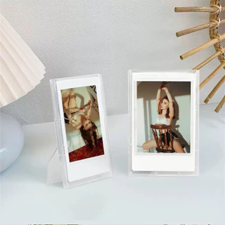 พร้อมส่ง - กรอบรูป instax mini ตั้งโต๊ะ ขนาด 3 นิ้ว ราคาถูกคุณภาพสูง