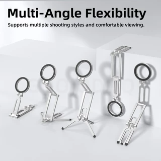 GOOJODOQ ที่วางโทรศัพท์แม่เหล็ก โลหะ Phone Holder พับได้และพกพาสะดวก ฐานขาตั้งกล้อง Phone Grips