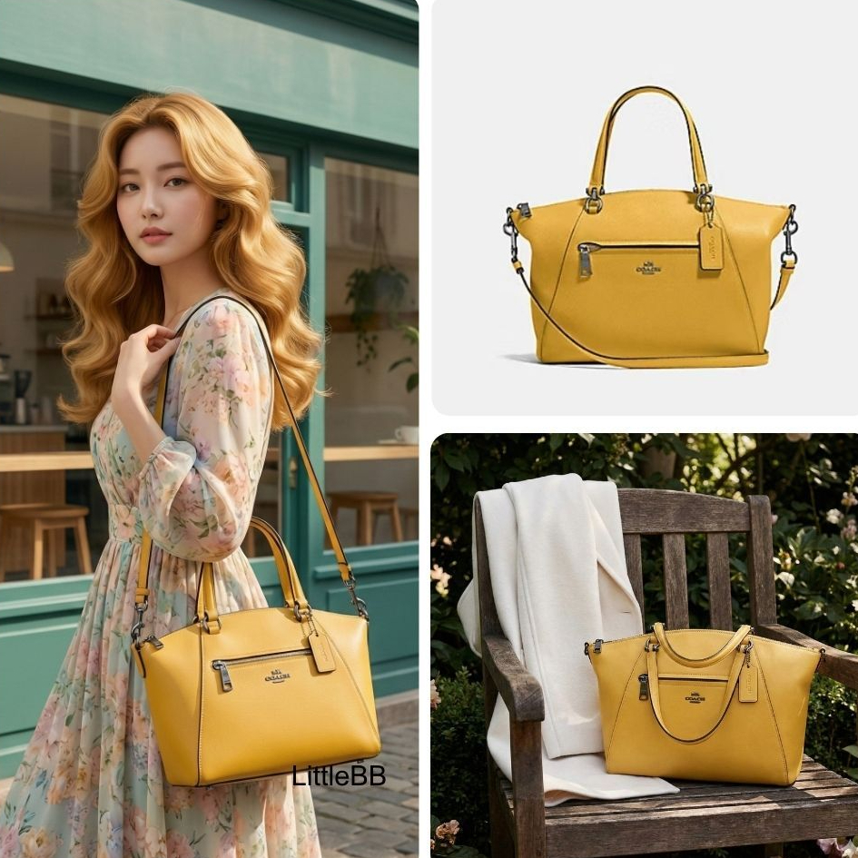 *ส่งด่วน* COACH แท้ มือหนึ่ง ตำหนิเบา ใบใหญ่ 13 นิ้ว Coach SMALL KELSEY SATCHEL F36675 #coachoutlet