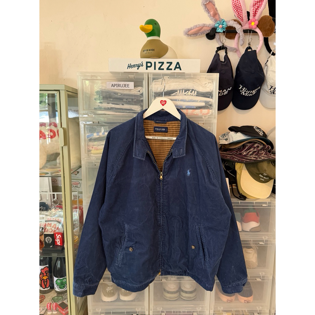🪁Polo Corduroy Jacket(Navy)🪁