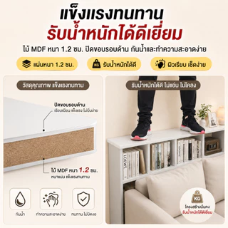 CC [👍สิ่งดีๆ👍] ตู้โชว์ข้างโซฟา ชั้นวางของอเนกประสงค์ เติมเต็มช่องว่างระหว่างเตียงและโซฟา การจัดวางแบบเปิด สไตล์โมเดิร์น