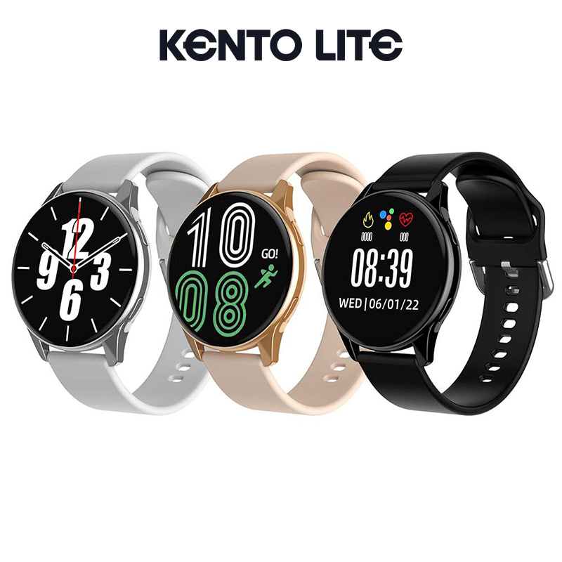 KENTO LITE AMOLED สมาร์ทวอทช์ จอ Smart Watch โทรผ่านบลูทูธ ตรวจวัดหัวใจ/ความดัน/SpO₂ กันน้ำ IP67