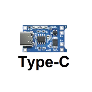 10PCS Type-C Micro Mini 5V1A 18650 TP4056 แบตเตอรี่ลิเธียมโมดูลชาร์จบอร์ดป้องกันฟังก์ชั่น Dual 1A Li-ion