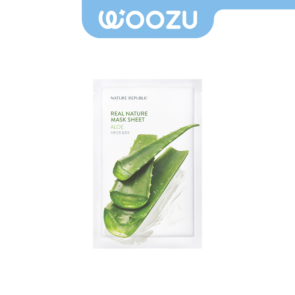 NATURE REPUBLIC Real Nature Aloe Mask Sheet (23ml*1ea)