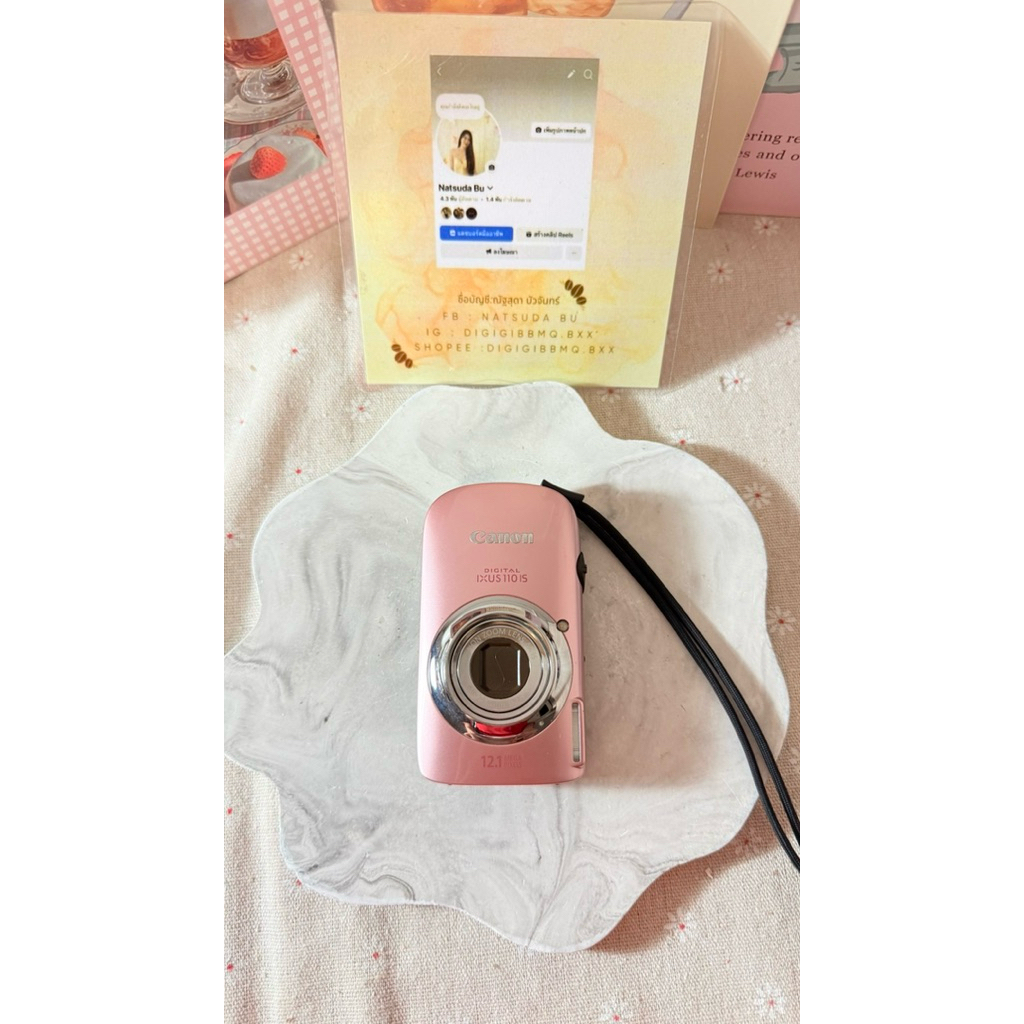 ตัวที่4📸canon ixus 110 is / ixy 510 is📸 pink