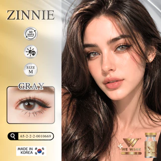 (Official) คอนแทคเลนส์รายเดือน We Wink รุ่น Zinnia สี Brown / Gray มีค่าสายตา แถมตลับคอนแทคเลนส์