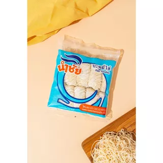 บะหมี่เป๊าะ บะหมี่ไข่เส้นแบน บะหมี่ไข่เส้นกลม บะหมี่หยก ตรานำชัย