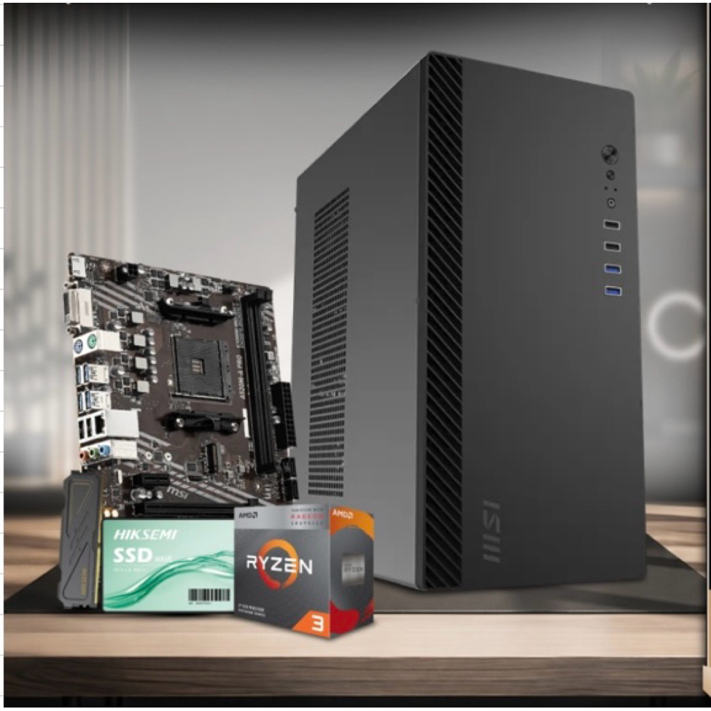 Computer set ประกอบ Ryzen 5-5600G ram 8 Gb ddr4 ssd 512 psi 650w
