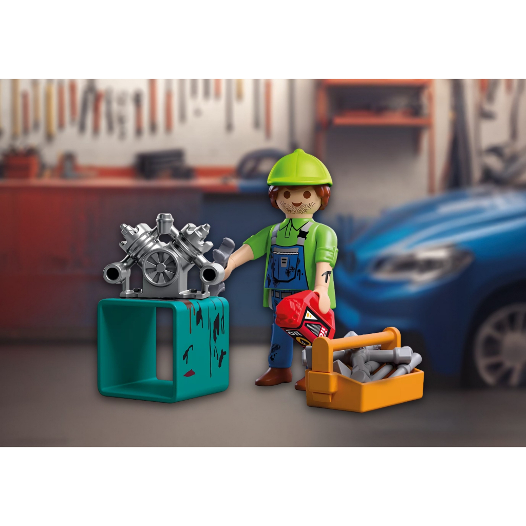 Playmobil 72031 Mechanic ของเล่นบทบาทสมมติ สเปเชียล ช่างซ่อมบำรุง