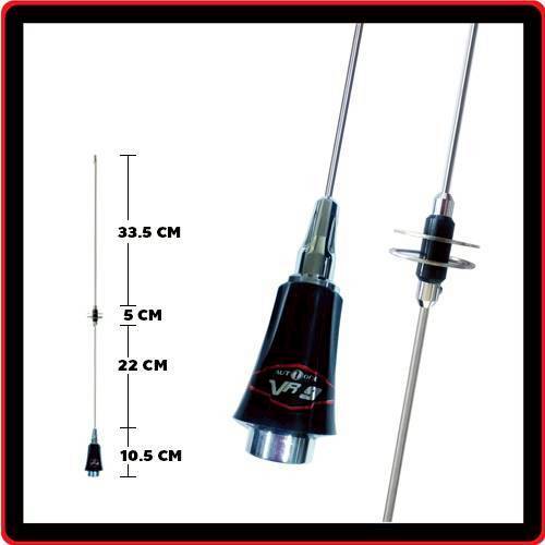 เสาวิทยุสื่อสาร VR-9A คอยส์เงิน (AUTO-ONE VHF) ความถี่ 144-146 Mhz.