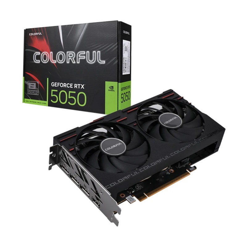 การ์ดจอ (vga) iHAVECPU COLORFUL GEFORCE RTX 5050 GAMING DUO - 8GB GDDR6
