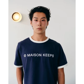 maison KEEPS | The Everyday Mark Logo Ringer Tee | เสื้อยืดผู้ชาย สกรีนโลโก้ Mark
