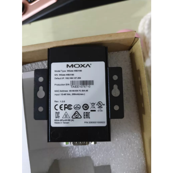 เกตเวย์ MODBUS MOXA MB3180 ของแท้ใหม่เอี่ยม