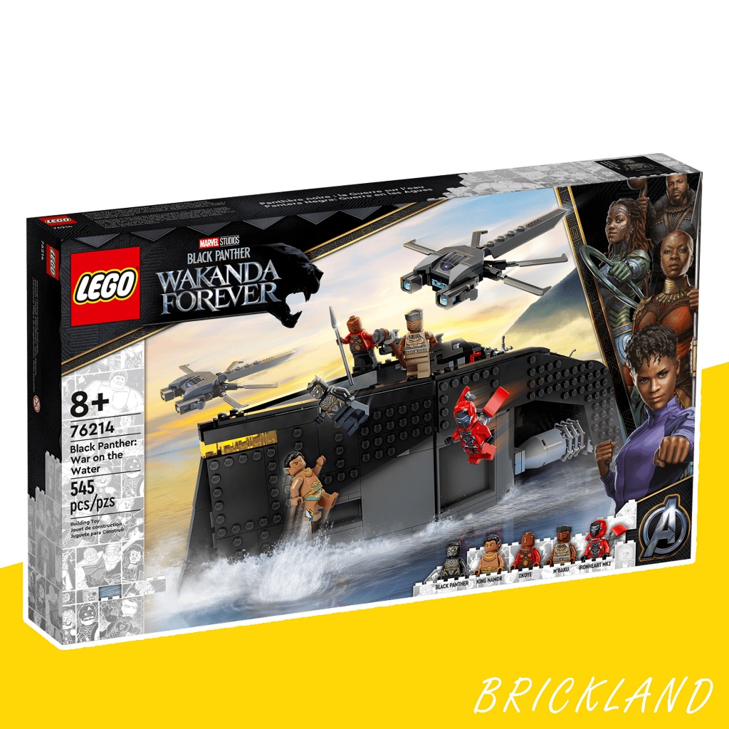 LEGO Marvel 76214 Black Panther War on the Water ของแท้ 100% Rare Retired Set