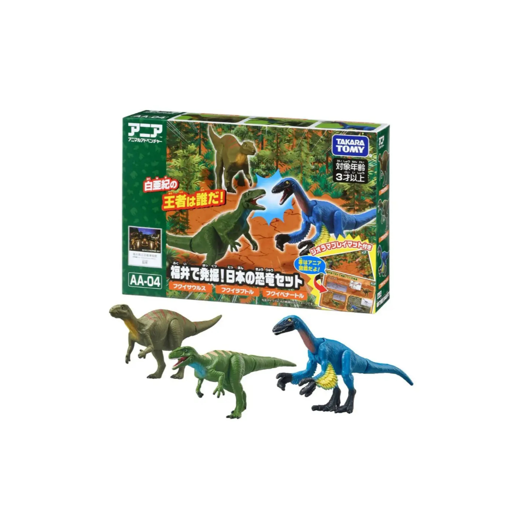 ANIA Figure Ania AA-04 Dinosaur Set Fukui 3 Figures