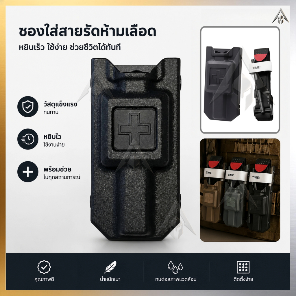 【จัดส่งจากกรุงเทพ】ชุดกล่องเก็บอุปกรณ์สนาม จัดเร็ว ใช้กับกระเป๋าเก็บของ กลางแจ้ง ผ้าไนลอน ทนทาน แข็งแรง