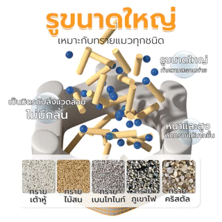 Petus แผ่นดักทรายแมว กันน้ำ พรมดักทรายแมว EVA 2 ชั้น ลดทรายกระจาย มี 5 ขนาด Petus Kingkaew