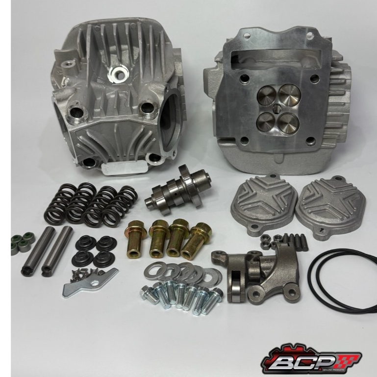 ฝาสูบ4วาล์ว wave125 พอตcnc  ขนาด  อุปกรณ์ครบชุด ขนาด19/22 21/24 22/25 BCP