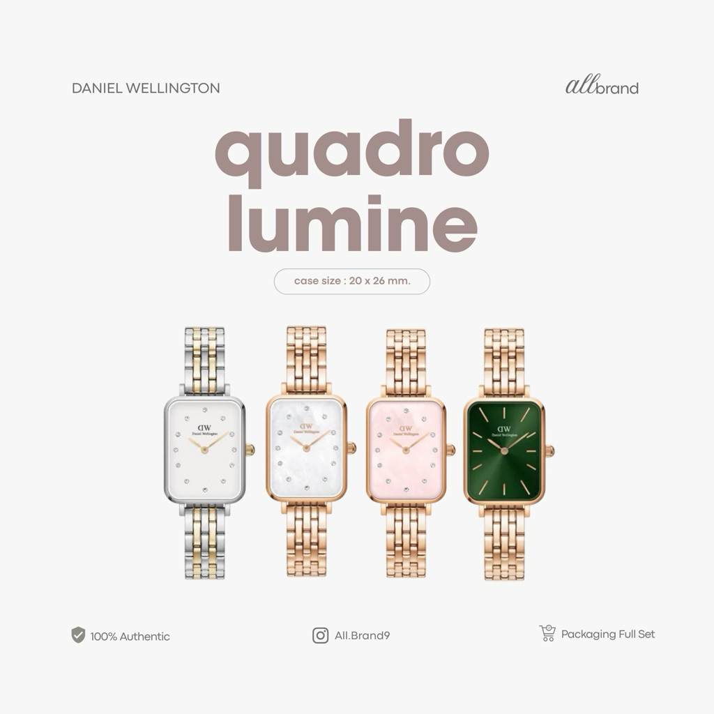 ( พร้อมส่ง ) นาฬิกา DW รุ่น Quadro Melrose