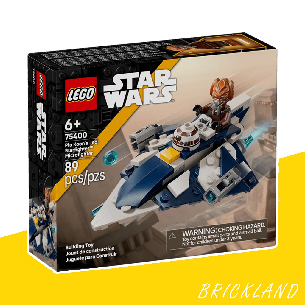 LEGO Star Wars 75400 Plo Koon's Jedi Starfighter Microfighter ของแท้ 100%