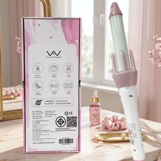 Vivid&Vogue แกนม้วนผมอัตโนมัติ 32MMม้วนลอน แกนม้วนผมไอออนดูแลผม ผมลอน ที่ม้วนผม ม้วนผม เครื่องม้วนผม มอก.อุปกรณ์ทำผม