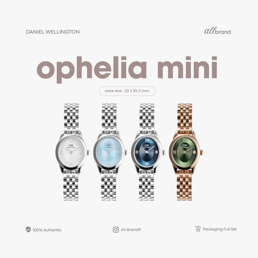 ( พร้อมส่ง ) นาฬิกา DW รุ่น OPHELIA MINI🩵