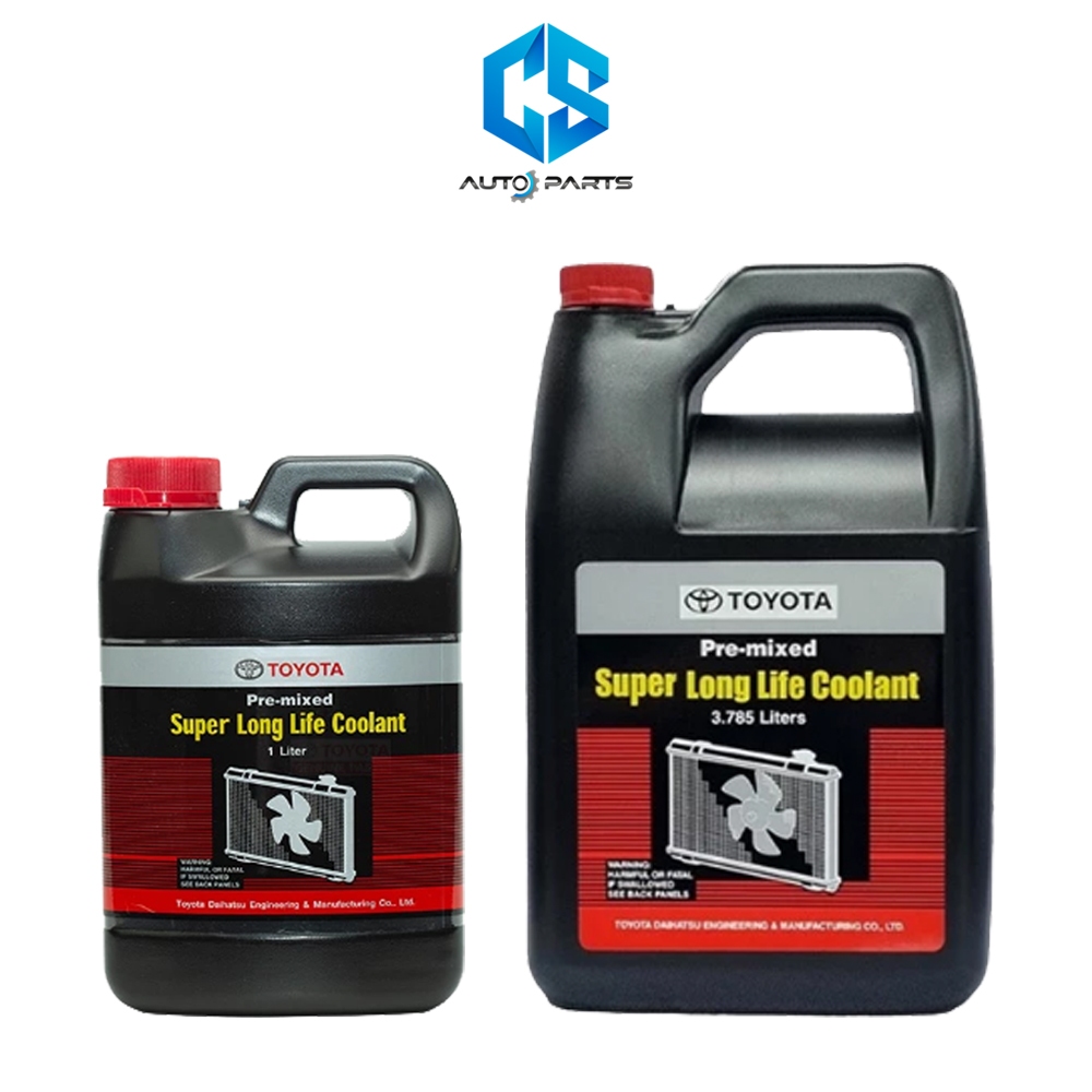 (แท้100%)น้ำยาหม้อน้ำ,หล่อเย็น TOYOTA สีชมพู Pre-mixed Super Long Life Coolant