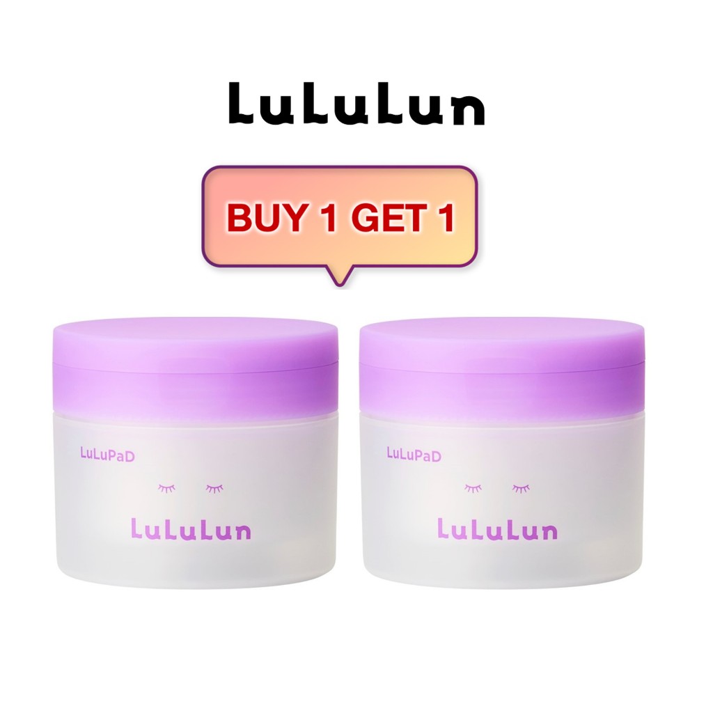 (ซื้อ 1 แถม 1) LuLuLun Toner Pad Oily Skin & Pore Care (50 แผ่น) โทนเนอร์แพด ลดมัน ดูแลรูขุมขน