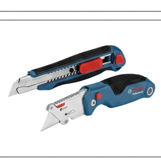 Bosch - ชุด มีดคัตเตอร์ + มีดพับ (ใบคัตเตอร์ 2 ใบ) แถมฟรี!! *เมื่อช็อปสินค้า Bosch ครบ 9,000 บาท รับฟรีไปเล๊ยย