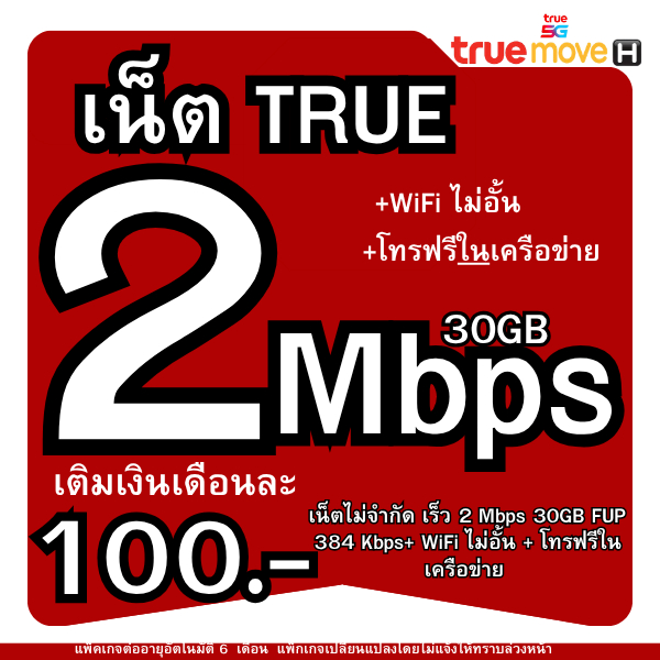 ซิมเทพ ทรู ติดกล้องวงจรปิดได้ 2MB  โทรฟรีทุกค่าย