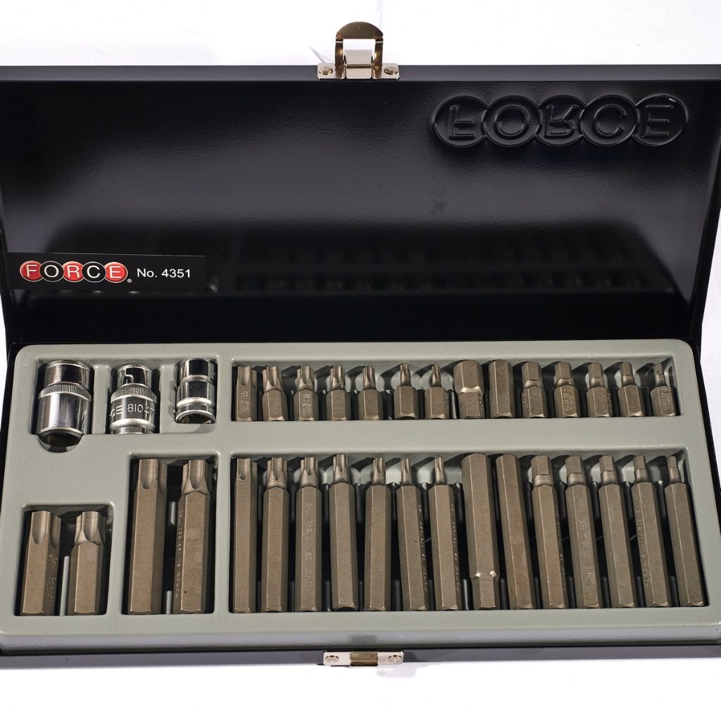 FORCE 4351 ลูกบล็อก ชุดลูกบ๊อกซ์ 1/2" 35 ชิ้น