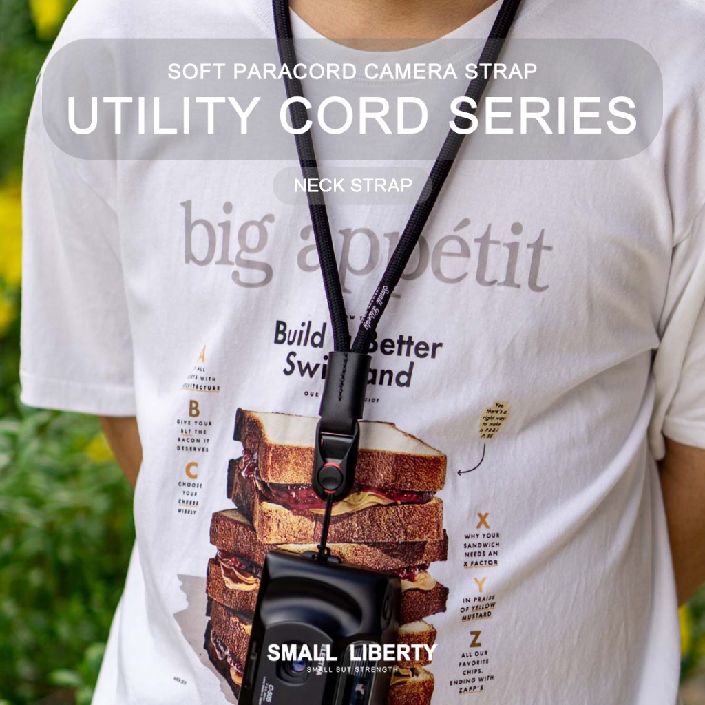 สายคล้องคอ หัวปลดเร็วสไตล์ Peak Design รุ่น Utility Cord