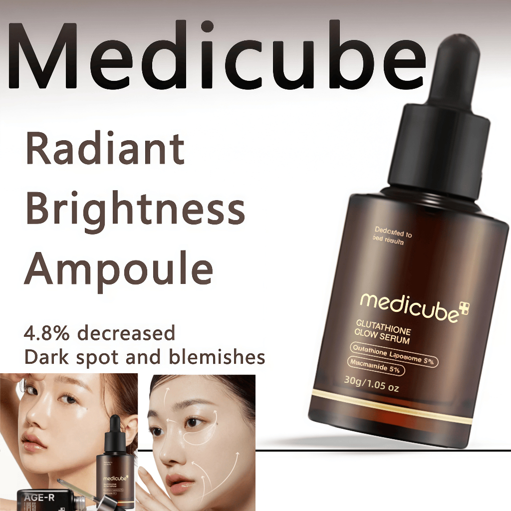 【การจัดส่งที่รวดเร็ว】Medicube Glutathione Glow Serum 30ml ผิวขาวใส ลดรอยด่างดำ