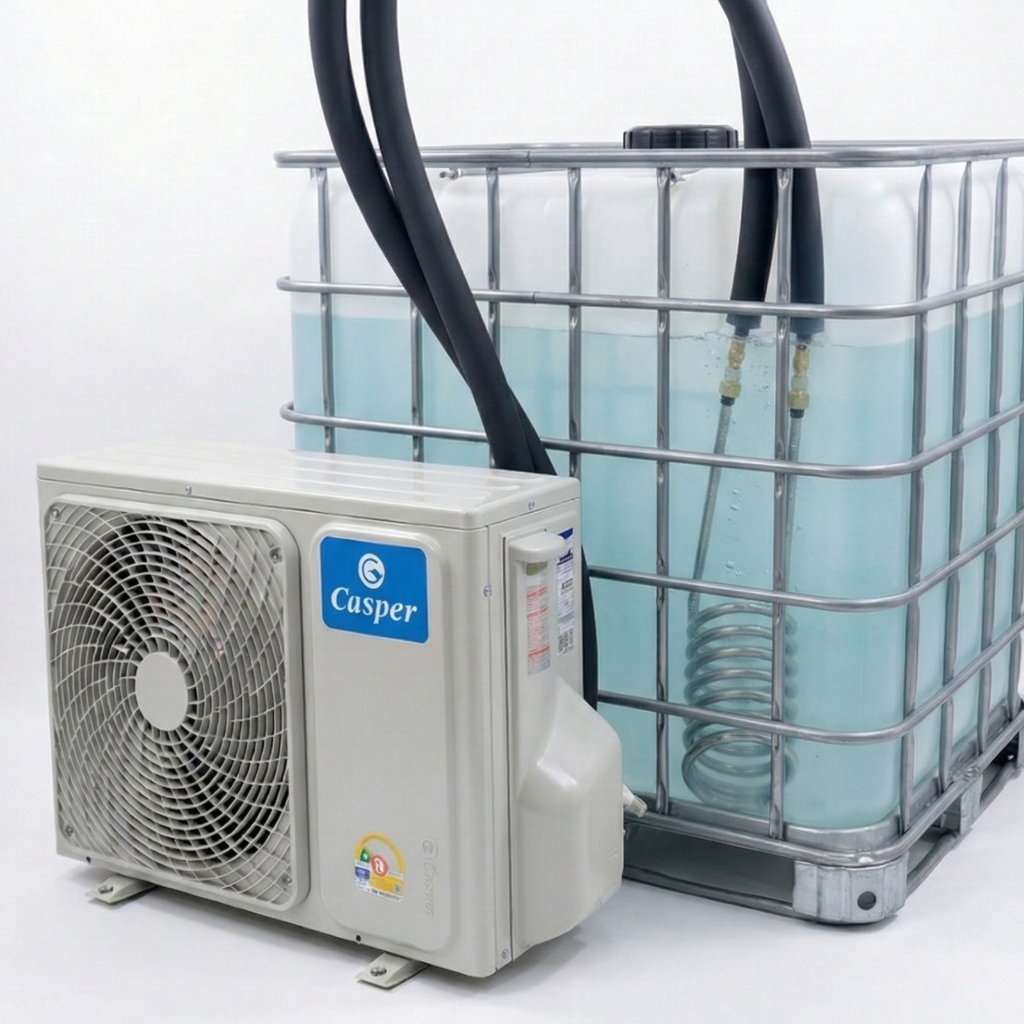 🔥 เครื่องทำความเย็นน้ำ (Water Chiller) 9000 BTU พร้อมคอยล์ไทเทเนียมแบบจุ่ม — ระดับมืออาชีพ  โซลูชันที่สมบูรณ์แบบส