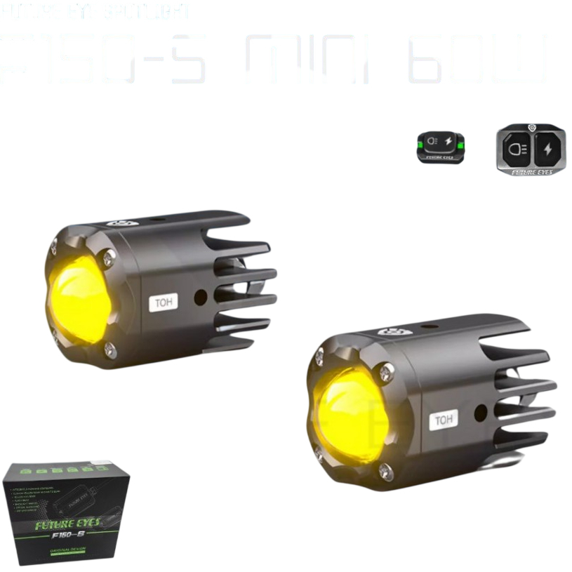 ไฟ FUTURE EYES F150S Mini DRL CNC ALO (60)W