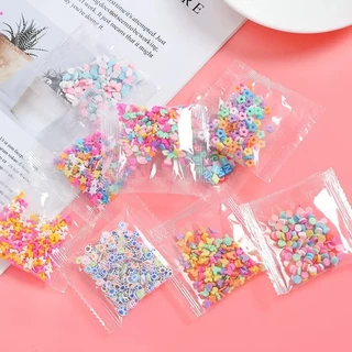 ฟีโม่ เกล็ดน้ำตาลปลอม เรซิ่น ตกแต่งเคส แต่งเล็บ อุปกรณ์ต่างๆ DIY 1 ถุง ห้ามรับประทาน