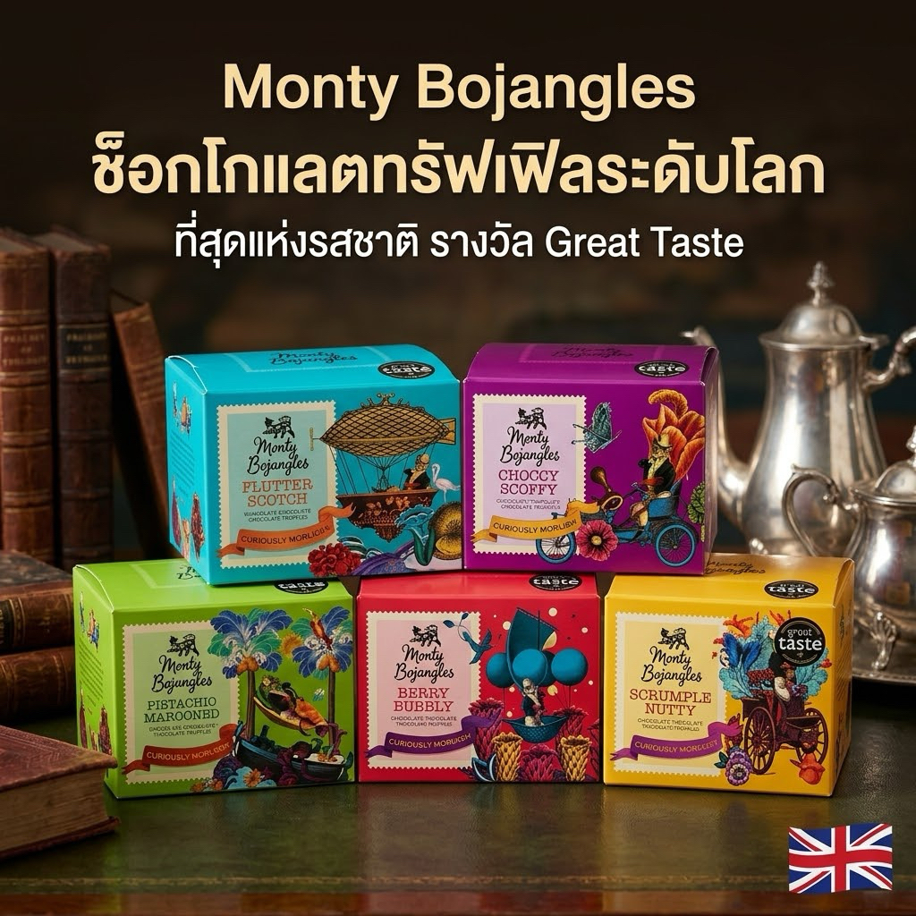 Monty Bojangles Chocolate ช็อกโกแลต นำเข้าจากอังกฤษ