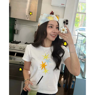 sunnyroll - Roll & Chaos tee เสื้อทรง Baby tee