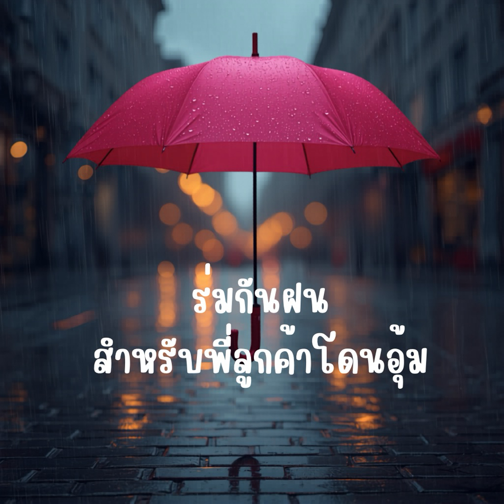 ร่มกันฝน☔️ สำหรับลูกค้าโดนอุ้ม ทักแชทก่อนสั่ง