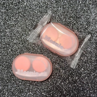 Meenie Case set - ตลับเซ็ตใสคอนแทคเลนส์-สีชมพูน่ารัก
