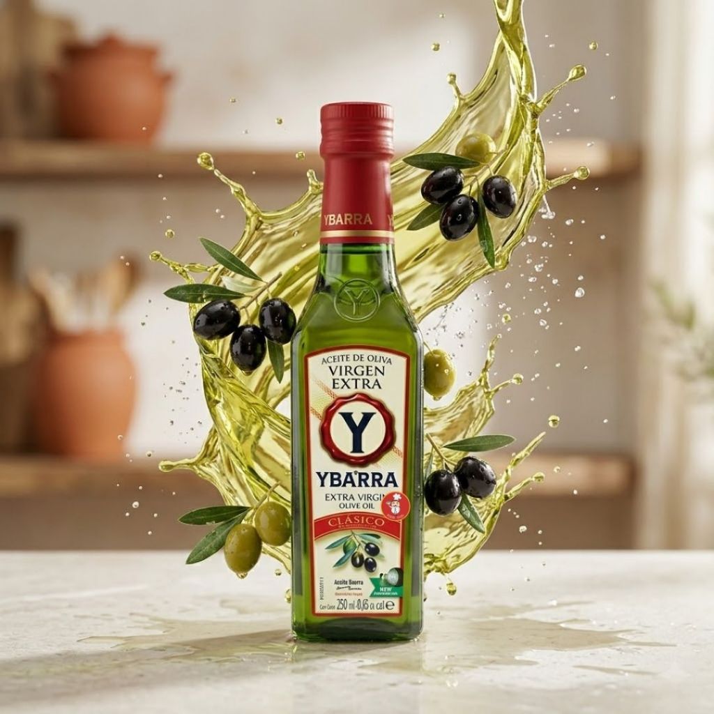 น้ำมันมะกอก Ybarra Extra Virgin Olive Oil 250ml สกัดเย็น ประโยชน์เยอะ ดีต่อร่างกาย