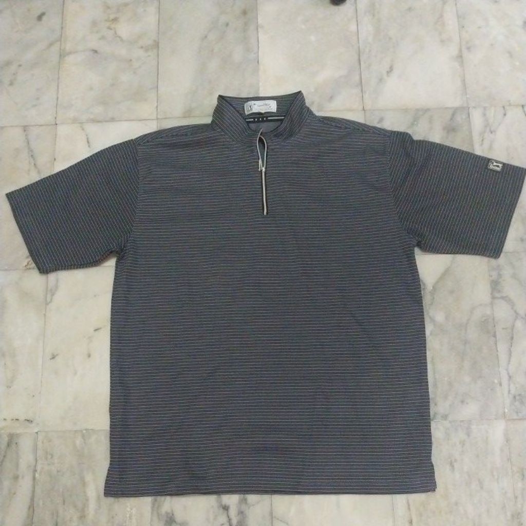 เสื้อโปโลแขนสั้นคอซิป แนวกีฬากอล์ฟ PGA TOUR แท้ มือสอง สภาพดี ของพร้อมส่งครับ