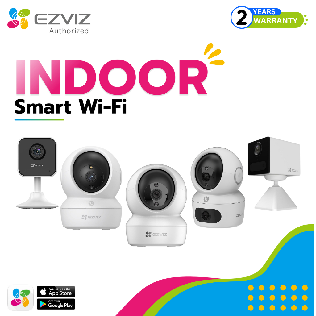 Ezviz Indoor Wifi camera 360° สำหรับติดตั้งภายในเท่านั้น