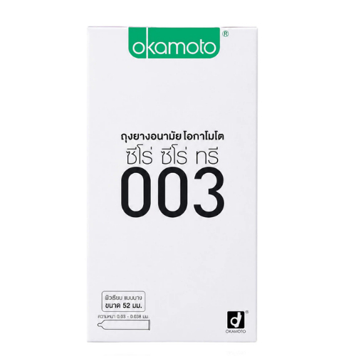Okamoto 003 ถุงยางอนามัย โอกาโมโต้ รุ่น 003 กล่องใหญ่ รูปที่ 2