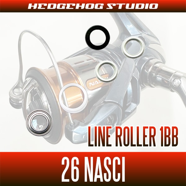 ชุดอัปเกรดลูกปืนรอกตำแหน่งไลน์โรลเลอร์ Shimano 26 NASCI Line Roller 1 Bearing Upgrade Kit