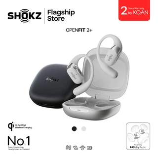 Shokz OPENFIT 2+ หูฟังไร้สาย น้ำหนักเบา ใส่สบาย มาพร้อมระบบเสียง Dolby Audio และเทคโนโลยี Shokz Ultra-Soft Silicone 2.0