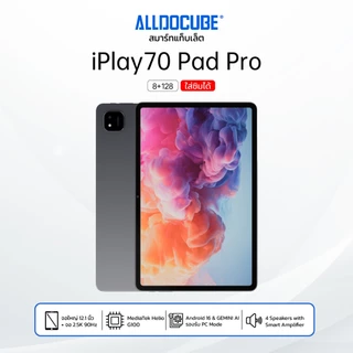 [NEW] [SET คีย์บอร์ด+ปากกา] ALLDOCUBE iPlay 70 Pad Pro (8+128GB) แท็บเล็ตใส่ซิม 4G|จอใหญ่12.1 นิ้ว 2.5K 90Hz| MediaTek