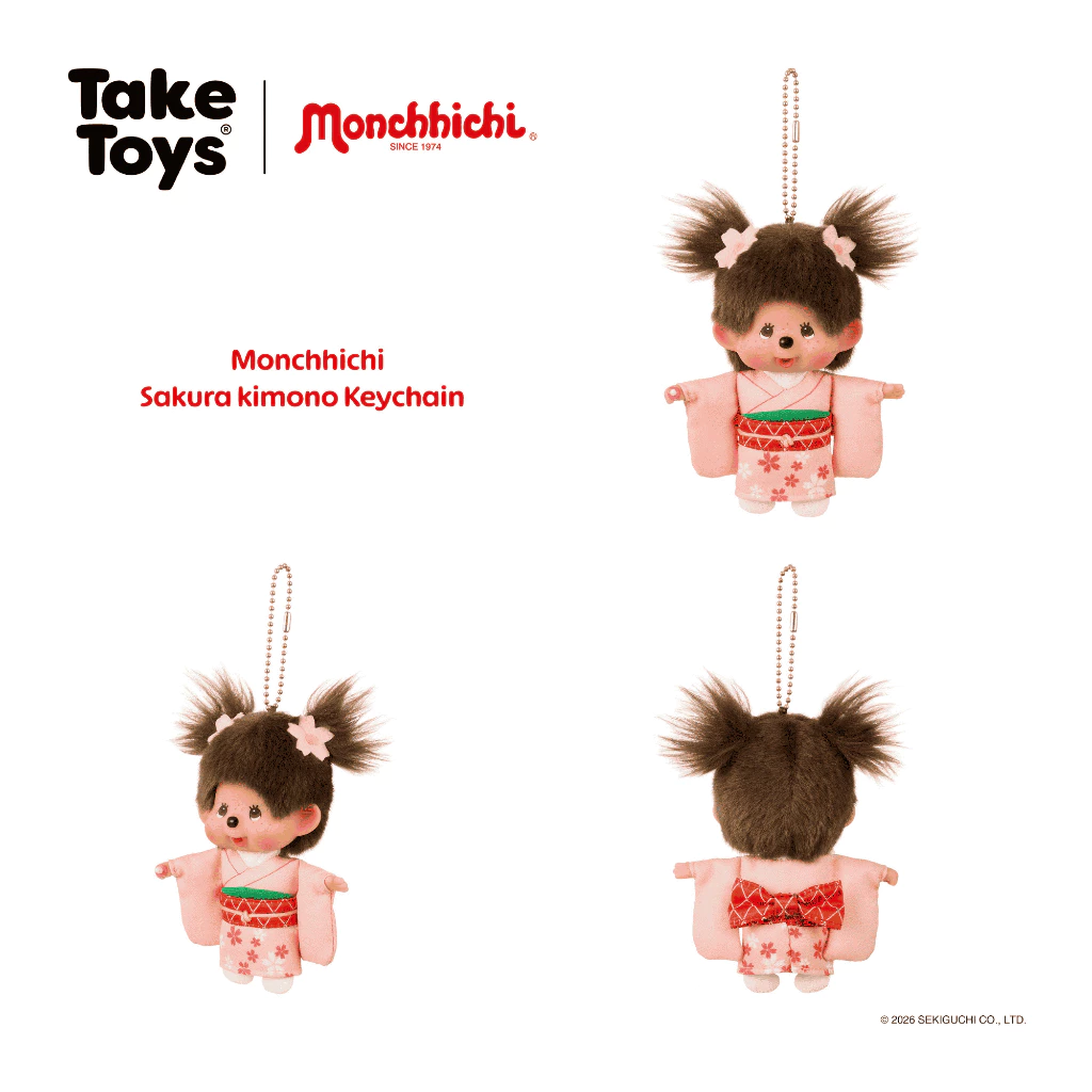 Monchhichi Kimono Collection - ตุ๊กตาและพวงกุญแจมอนชิชิ thumbnail 3