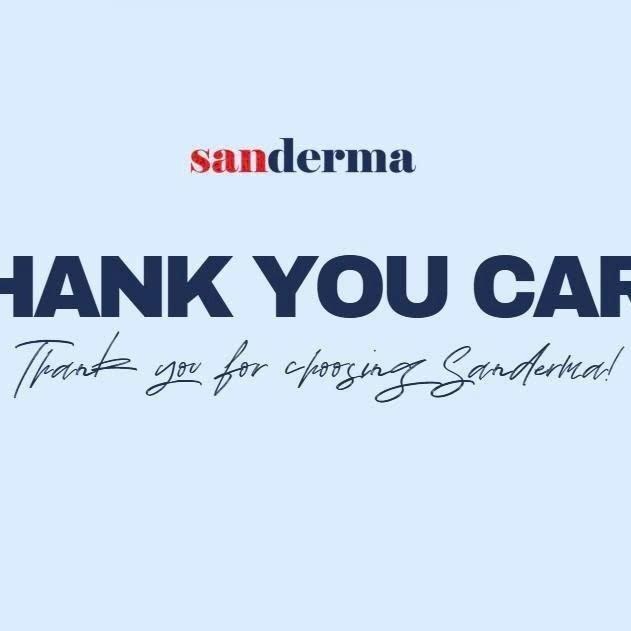บัตรขอบคุณของ Sanderma — จดหมายขอบคุณจาก Sanderma ปี 2026
